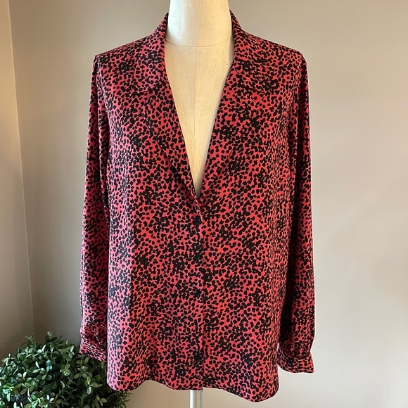 TopShop maternity asymmetrical dots notch collar button front blazer / jacket 8 - Picture 1 of 10